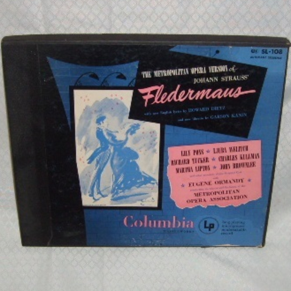 Album Set 2 Johann Strauss Fledermans Opera Vinyl Record Set